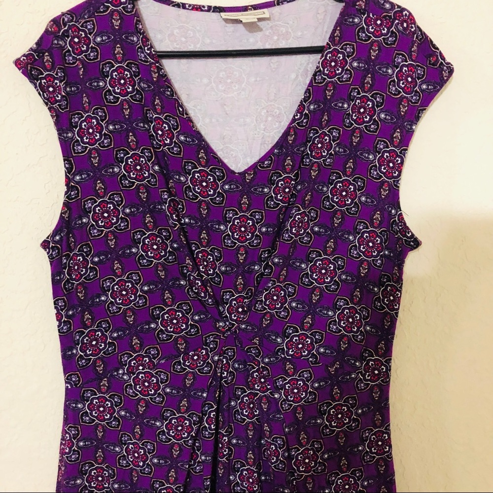 Purple flower dress